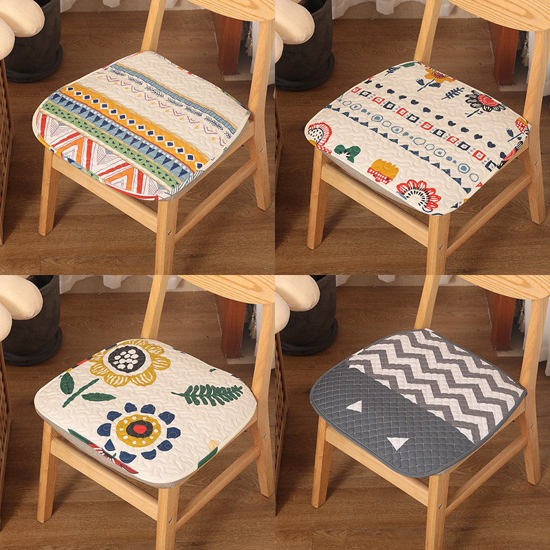 Cushion Four Seasons Universal Horseshoe Shaped Office Dining Chair Cushion Chair Cushions Butt Cushion Summer Thin students