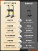 Mai Kang Indoor Pull-Up Bar for Home Use, Single Bar, Double Bar Rack, Single Bar Floor-Mounted Hanging Bar, Home Fitness Equipment