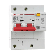 Delixi circuit breaker high current 100a high power household switch leakage protection D type air switch