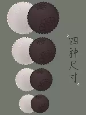 European creative insulation mat round coaster waterproof non-slip tea coaster silicone table mat pot mat bowl mat