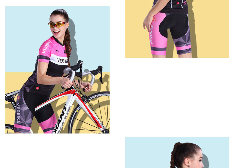 Tenue de cyclisme femme VEOBIKE - Ref 2230803 Image 17