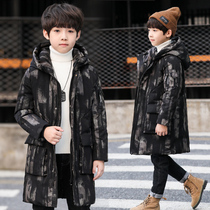 Childrens clothing boys cotton clothes 2021 new winter clothes boys 6 middle and older children 8 Korean version winter 15 warm cotton clothes 12 years old