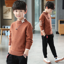 Childrens clothing 2021 new boys sweater pullover autumn and winter models big boys fashion childrens knitwear Korean style trendy