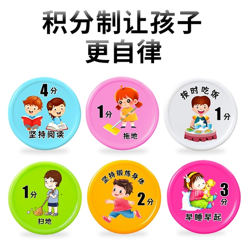 Вознаграждение карты детских баллов карт карты начальной школы для разрабатывающих монет для развития поощряющих монет для настройки вознаграждений за валюту