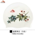 Mũ bơi Bà thời trang thoải mái Silicone In Mũ bơi tươi mềm mại cao Đàn hồi bảo vệ môi trường Bảo vệ chống nước cho nữ Tóc dài mũ bơi arena Mũ bơi