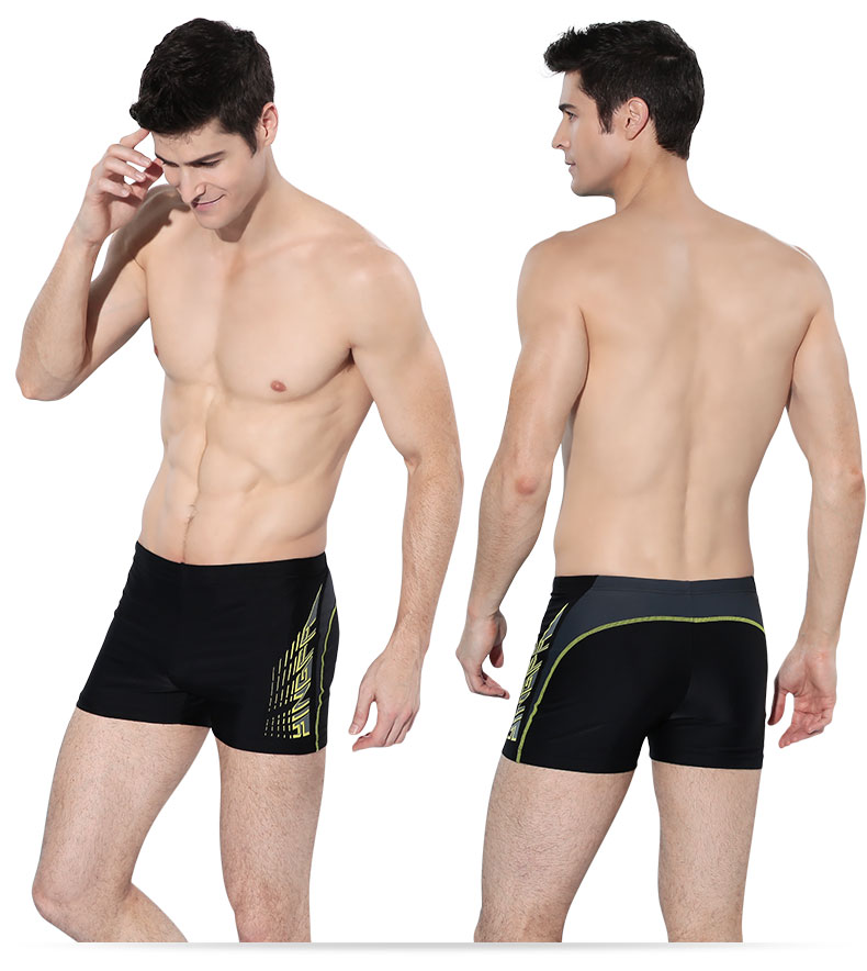 Quần bơi nam boyshort Đồ bơi nam bảo thủ và thoải mái chống nước nóng mùa xuân quần bơi quần áo nhanh khô thời trang đồ bơi kích thước lớn - Nam bơi đầm quần bơi nam speedo