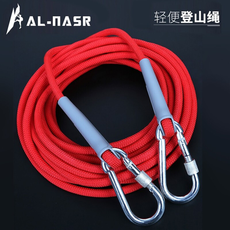 Outdoor climbing rope safety rope climbing rock climbing rescue survival rope wear-resistant escape emergency life-saving rope equipment