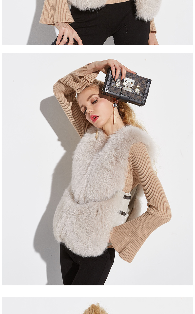 Manteau de fourrure femme RLMARNEA     - Ref 3174831 Image 14