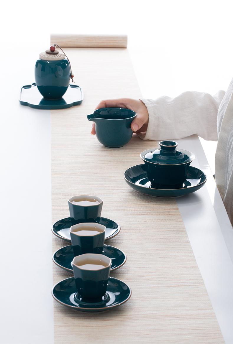 Dehua ceramic fair large tea sea BeiBei heat - resistant thickening creative kung fu tea cup insulation the separator