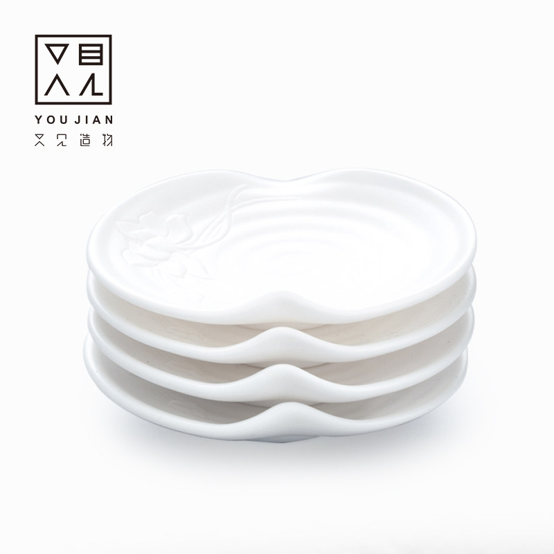 See also creation cup holder tea holder Kung Fu tea set cup coaster tea ceremony accessories tea cup base ceramic saucer tea pad