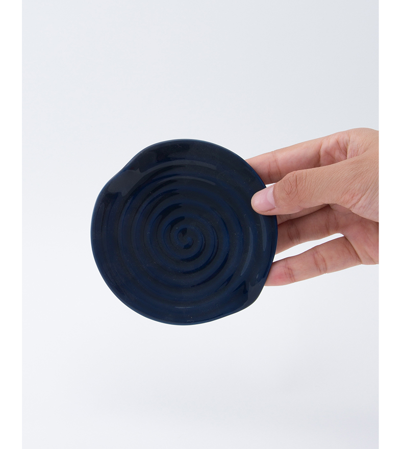 And creation of ceramic base cup tea accessories cup saucer kung fu tea cup cup mat mat saucer
