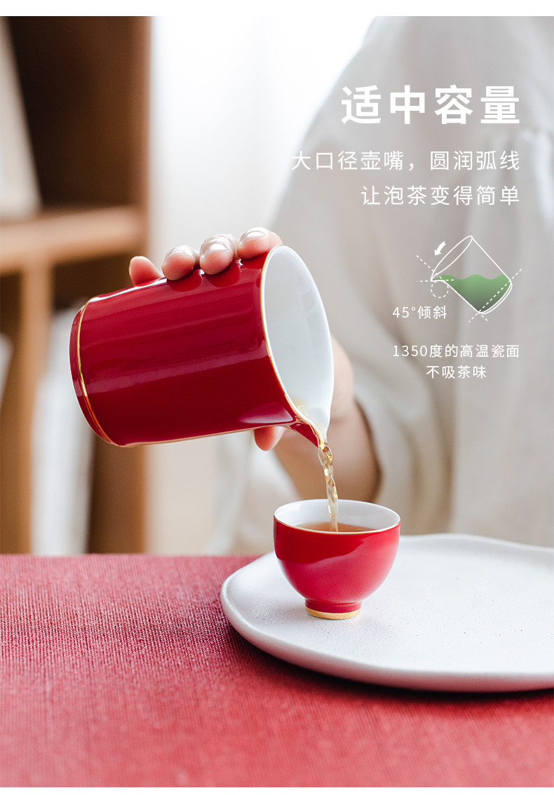And creation of ceramic fair keller large tea sea male cup points fitting court wind kung fu tea set