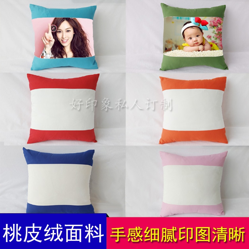 Thermal Transfer Hand-painted Web Edition Print Consumables Individuality Creative Blank Holding Ram Back Cushion Pillow Wholesale New Cuddle