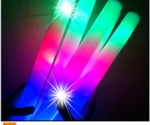 Colorful luminous sponge concert glow stick LED electronic glow stick bar party support stick customization