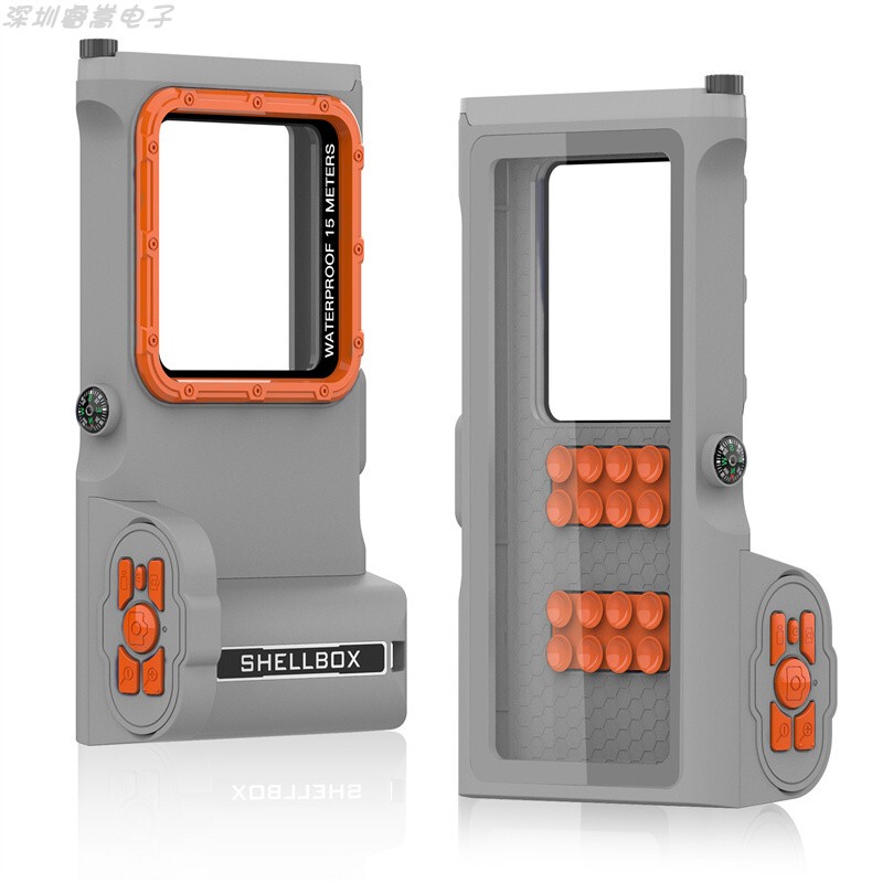 Bluetooth Version Diving Case Suitable for Samsung S23Ultra Underwater Photography and Video Recording S22Ultra Waterproof Case S23Plus Universal Model S22Plus Swimming Underwater Diving Case