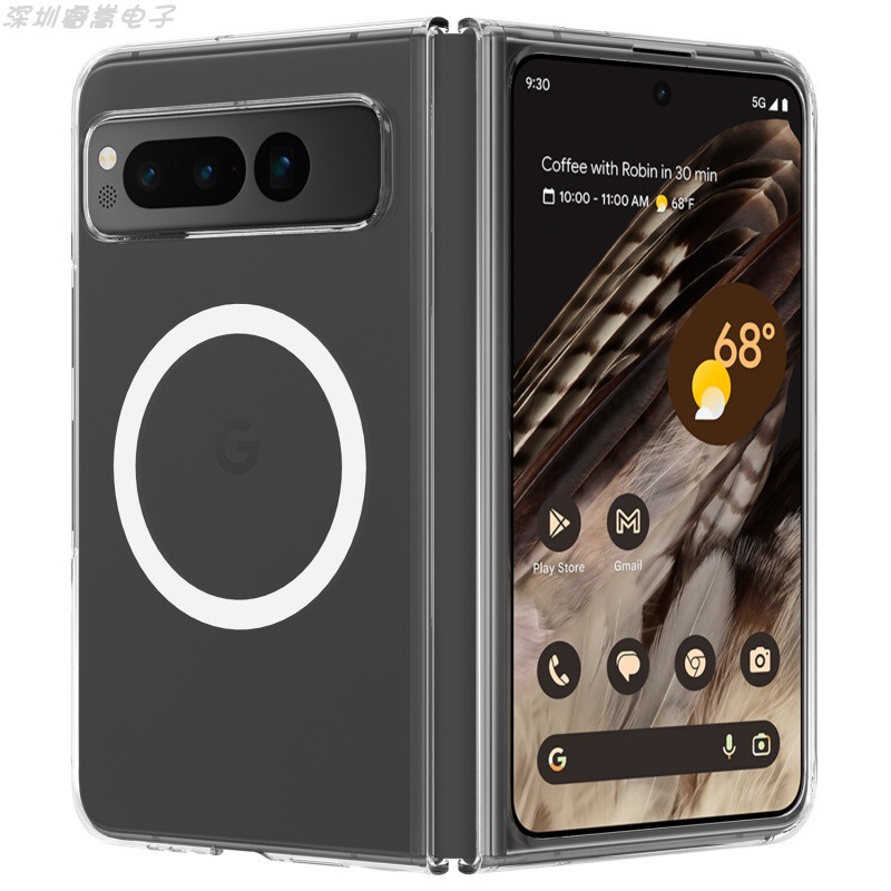 Google Pixel Fold Transparent Phone Case Foldable Screen Protection Anti-Drop Cover Magsafe Magnetic Wireless Charging Google Pixel Fold Transparent Phone Case Foldable Screen Protection Anti-Drop Cover Magsafe Magnetic Wireless Charging