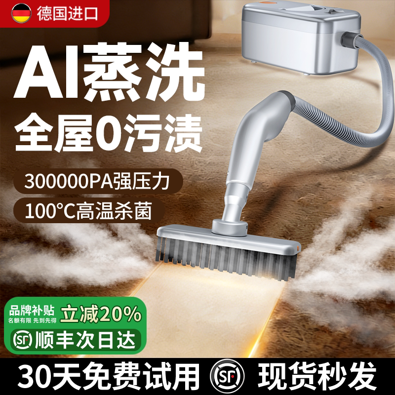 Fabric Cleaning Machine, Household High-Temperature and High-Pressure Steam Cleaning Machine, All-In-One Machine for Cleaning Carpets, Sofas, Curtains, Mattresses, and Removing Mites