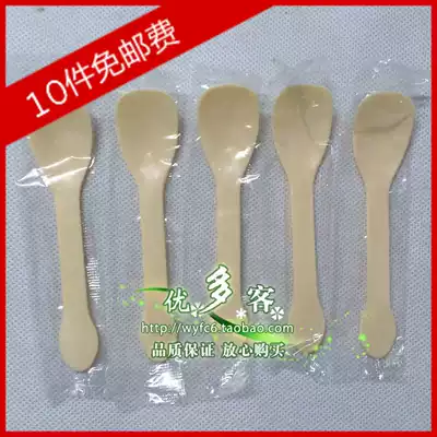 Disposable spoon individually wrapped ice cream spoon dessert spoon yogurt spoon pudding spoon sundae