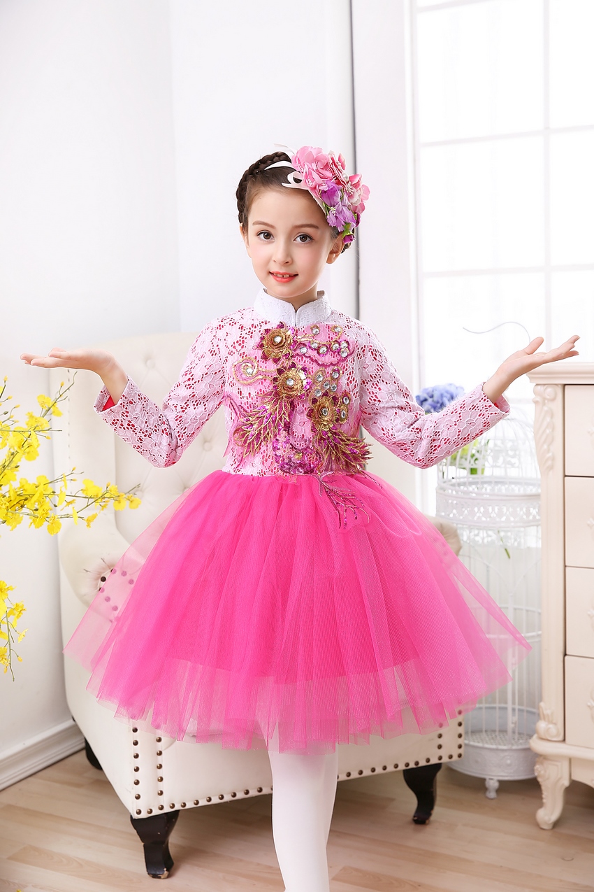 Trang phục đọc thơ của học sinh tiểu học và trung học cơ sở nam và nữ mẫu giáo trang phục hợp xướng đồ trẻ em