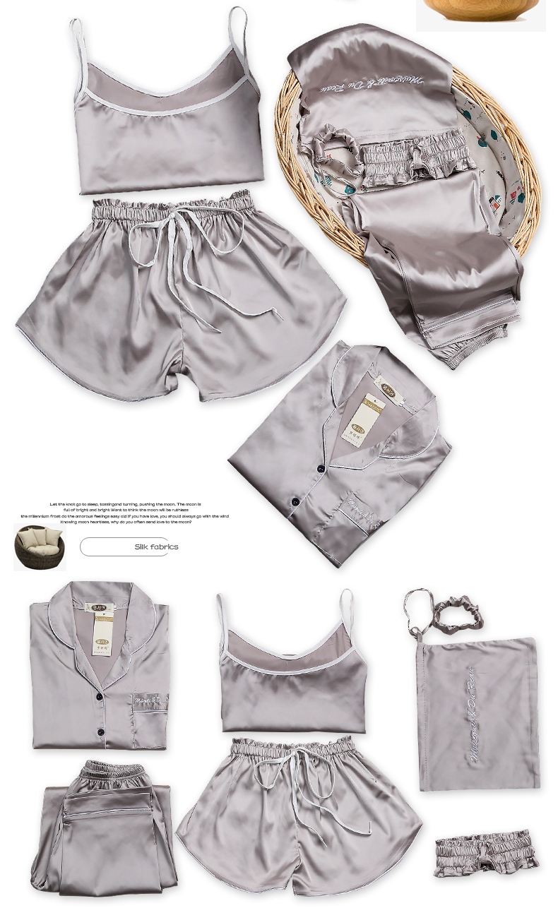 Pyjama pour femme à manches longues - Ref 2995772 Image 12