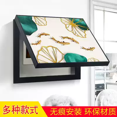 Meter box decorative painting no holes Nordic simple modern shielding living room main switch power distribution box electric box