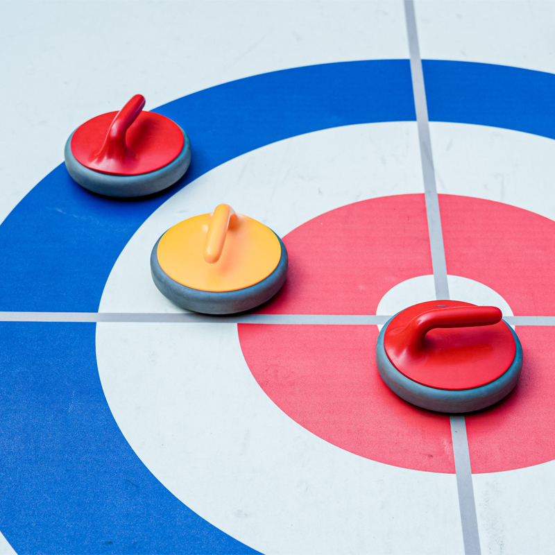 2022年冬季オリンピック ドライランドカーリング ランドカーリング 模擬氷上競技トラック