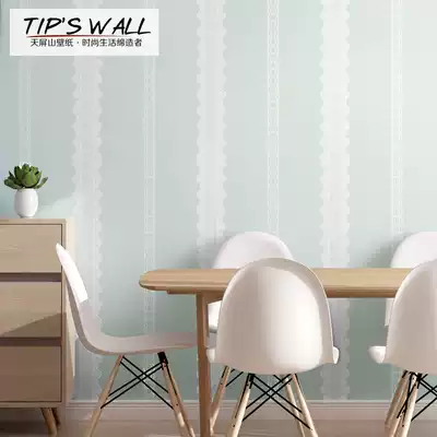 Wallpaper self-adhesive bedroom warm pastoral room wall decoration wall stickers living room background wall stickers waterproof scrub