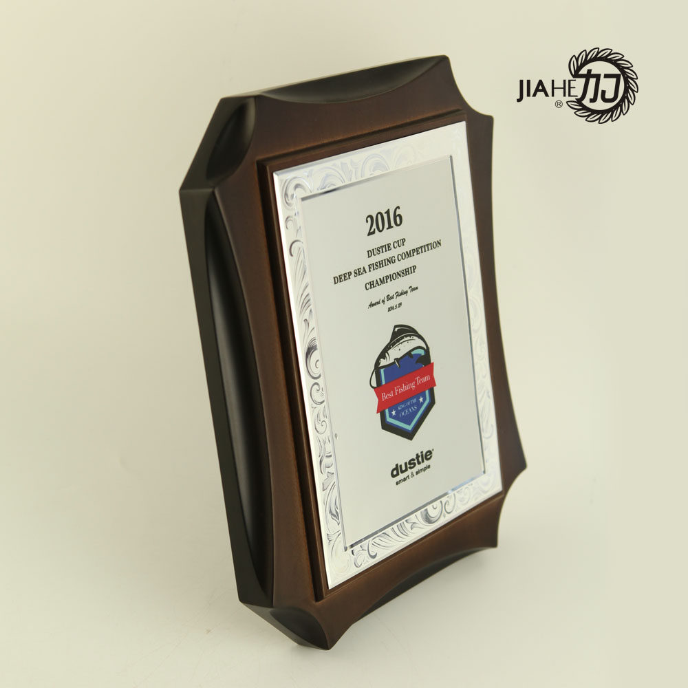 Trophy Medal Customized to make gold leaf Wooden Trust Authorization Card Customized Honor Certificate Wooden Medal Spot