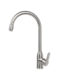 304 Stainless Steel Faucet Kitchen Faucet Ball Swivel Hot and Cold Water Sink Basin Single-Hole Faucet