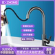 304 Stainless Steel Kitchen Sink Faucet Hot and Cold Water Faucet Rotating Pull-Out Faucet Brushed Polished