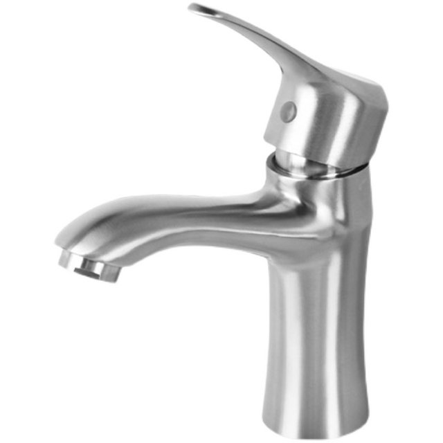 Household 304 Stainless Steel Washbasin Faucet Washbasin Bathroom Bathroom Hot and Cold Tall Faucet