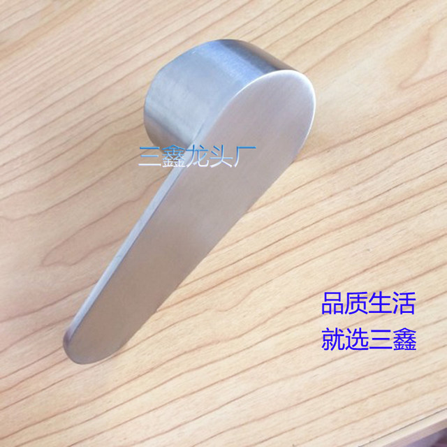 Sus304 Stainless Steel Small Waist-Shaped Hot and Cold Water Faucet Mixing Valve Handle Switch Faucet Accessories