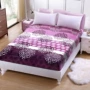 Giường lông cừu san hô Tấm trải giường flannel đơn dày ga trải giường chun đẹp	