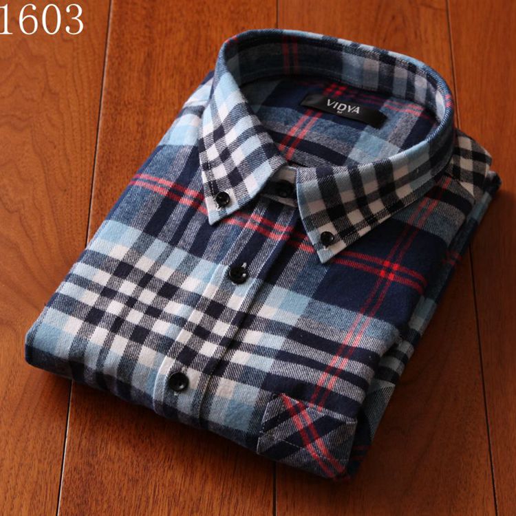 Mùa xuân mới 2017 áo sơ mi kẻ sọc cotton dài tay nam Slim sanding nam thanh niên kinh doanh sơ mi giản dị áo sơ mi cổ tàu nam