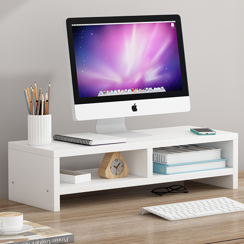 Computer screen screen booster stand base Desktop keyboard finishing shelf Tray bracket Lift up