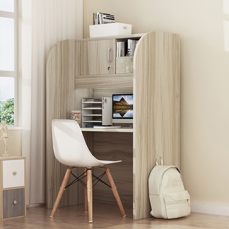 Custom study room Study desk Partition table and chair Study table Bookcase All-in-one office computer desk Immersive desk