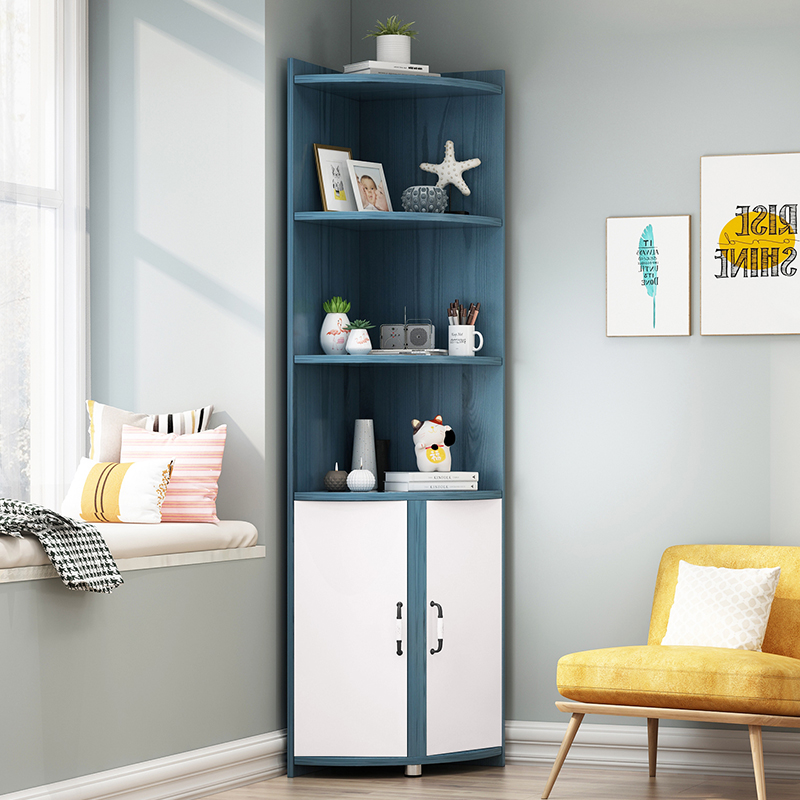 Corner cabinet Corner cabinet Modern minimalist corner corner triangle storage cabinet Living room Bedroom corner shelf