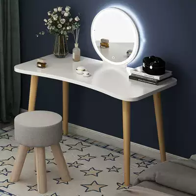 Makeup table modern simple bedroom small apartment storage cabinet integrated Nordic dressing table Net red makeup table