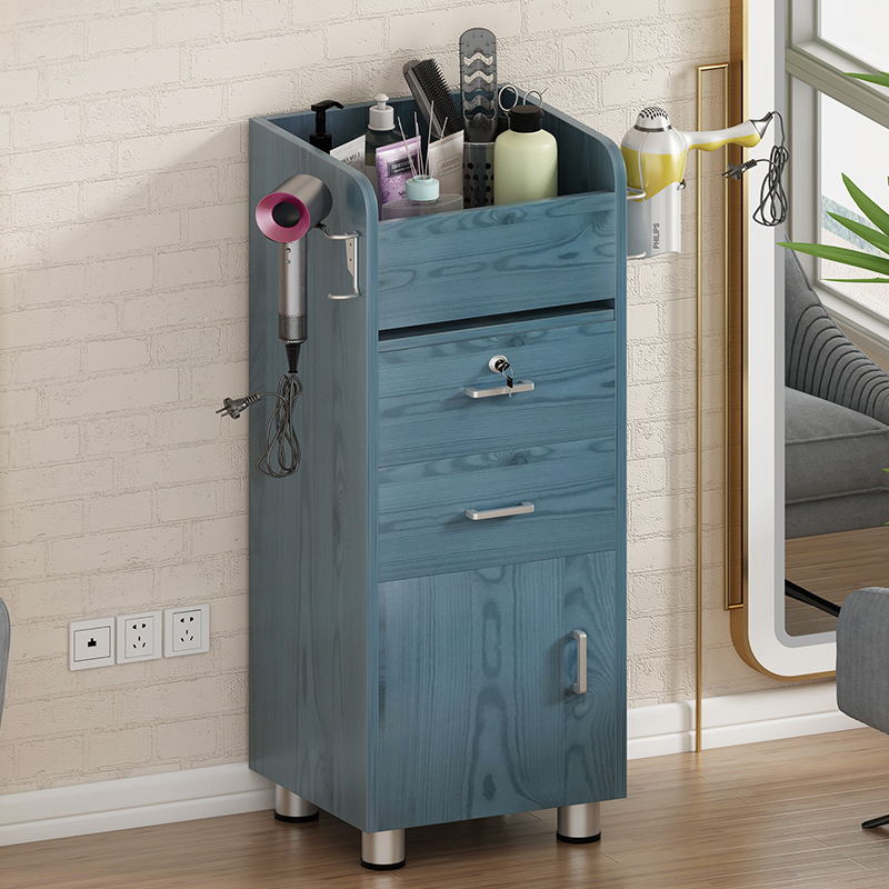 Hair salon cabinet Beauty salon products Tool cart cabinet Floor with drawer storage cabinet Removable hair cabinet