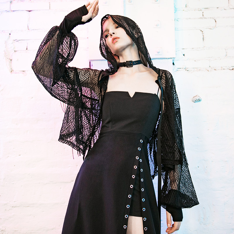 Dark Tassel Lace Sun Protection Clothing for Women in Summer, Black Versatile Short Shawl Cardigan, Thin Short Jacket Dark Tassel Lace Sun Protection Clothing for Women in Summer, Black Versatile Short Shawl Cardigan, Thin Short Jacket