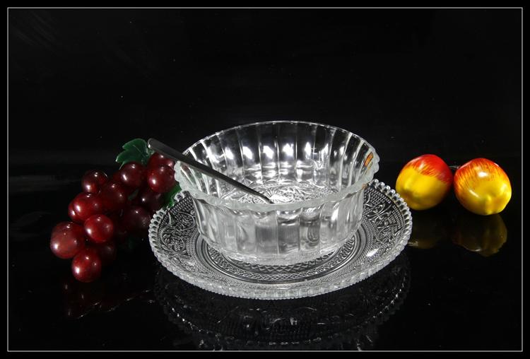 Clear Glass Bowl Ice Cream Bowl Small Salad Bowl Jam Bowl Glass Bowl Dessert Bowl Set Tableware