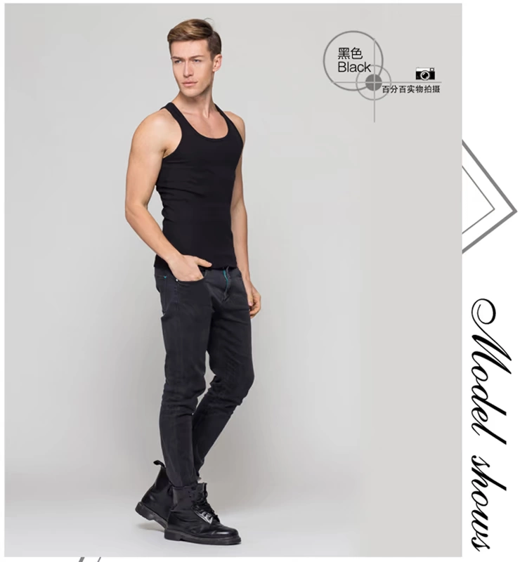 Áo vest nam Trung Quốc 2017 cotton mùa hè Kiểu dáng thể thao co giãn thoáng khí áo vest khoác nam