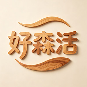 好森活原木工坊的LOGO
