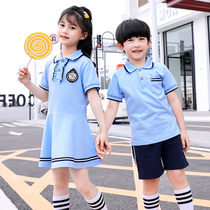 Primary school uniforms summer clothes British style 2021 new kindergarten Garden clothes cotton childrens class uniforms teacher uniforms