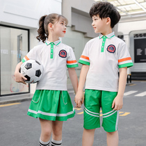 Kindergarten garden clothes summer new mens and womens sports uniforms short sleeve school uniforms primary and secondary school students Sports Meeting class uniforms