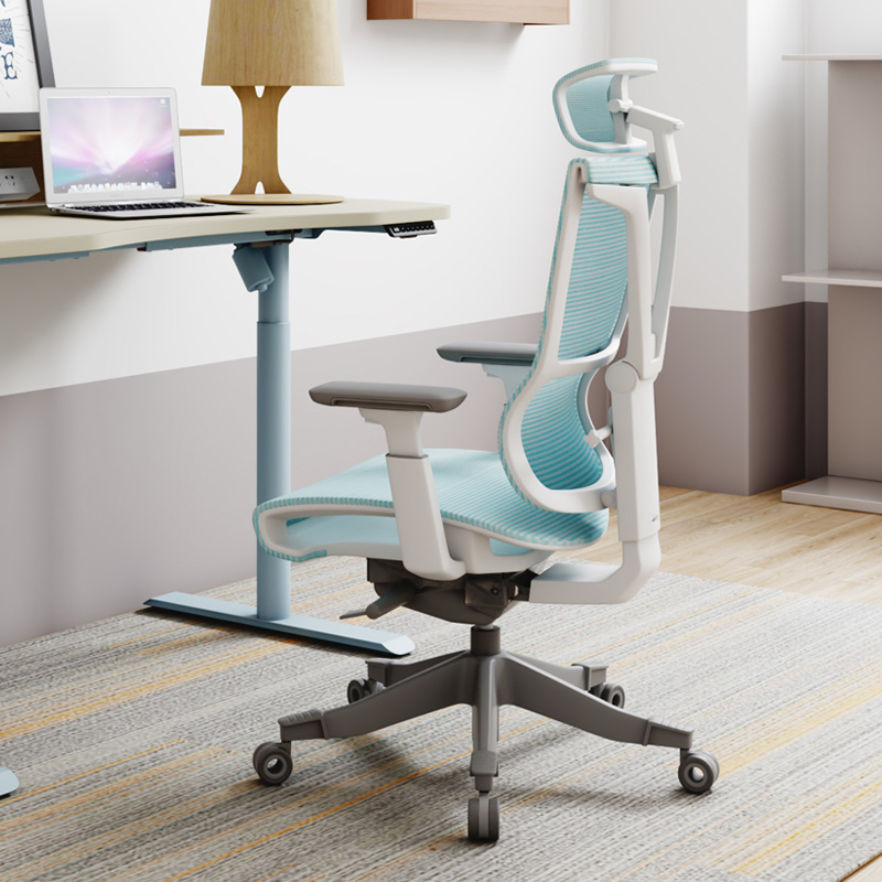 Yudeng study chair middle school student chair home liftable office chair junior high school student backrest ergonomic chair