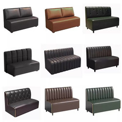 Retro bar table and chair bistro music clear bar booth sofa milk tea shop cafe barbecue shop dining chair combination