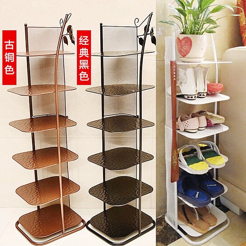 Shoe rack Sub-multilayer containing simple home small door opening Dormitory Rental Dust-proof Provincial Space Free to install mini-shoe cabinet