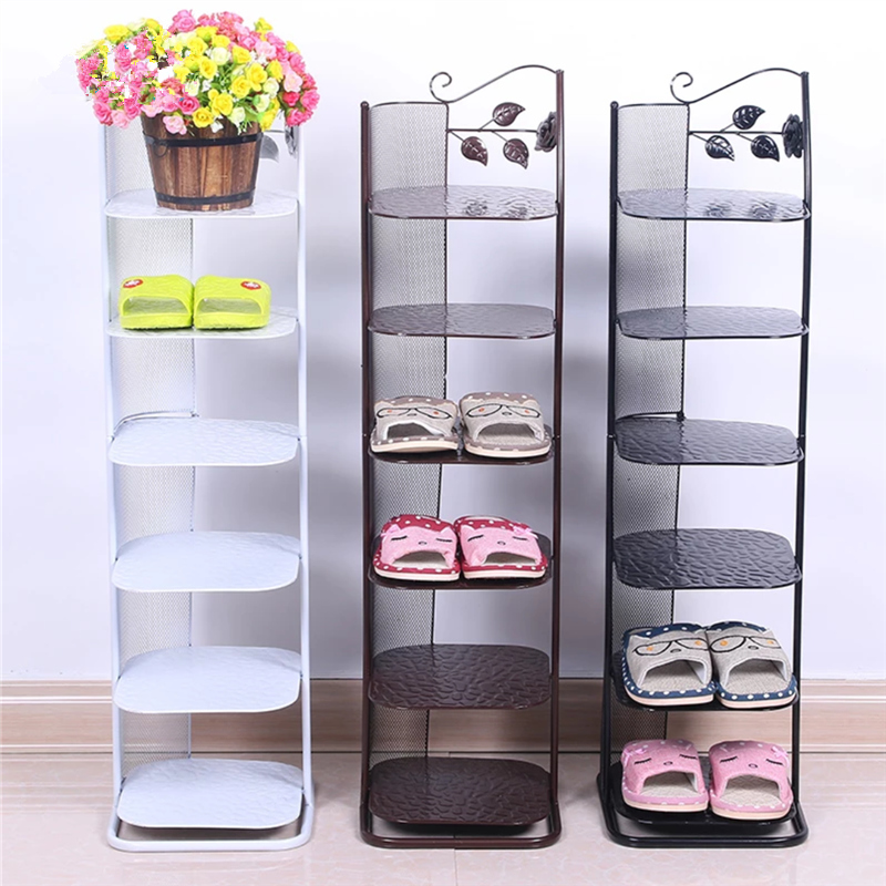 Shoe shelves simple household doorway indoor shoe cabinet economy iron - art multilayer collection shoe frame good look 2021 new