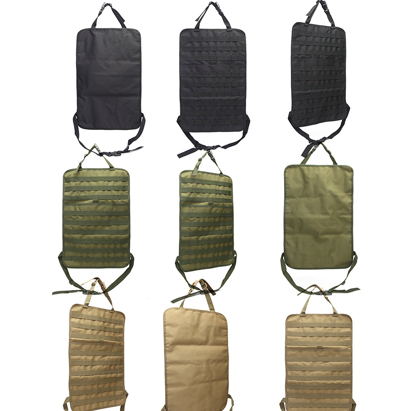 Molle multifunctional tactical hanging board car seat back storage bag creative army fan hanging board